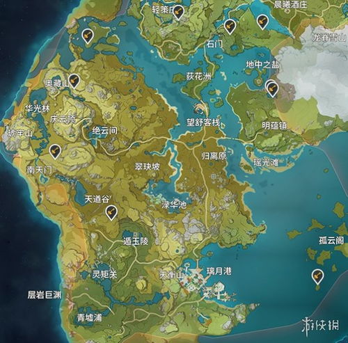 原神璃月地灵龛位置