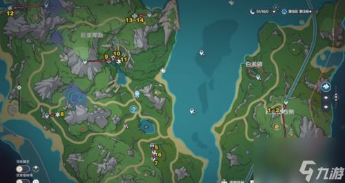 原神柔灯铃采集点汇总