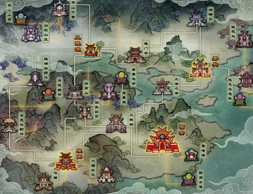 大江湖苍龙白鸟中原攻略：少林寺地图全收录