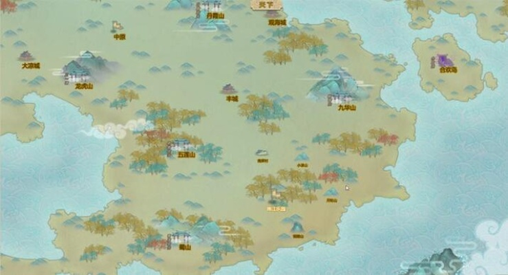 大江湖苍龙白鸟宋王府攻略：中原地图全搜集