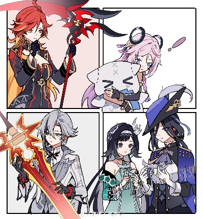 原神爱可菲VS茜特菈莉：角色强度对决