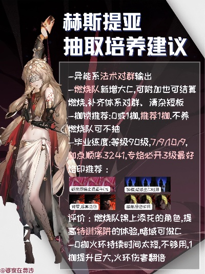 无期迷途赫斯提亚专烙升级秘籍，揭秘最强攻略！