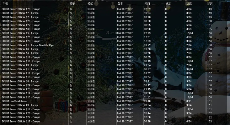 SCUM服务器选哪家？独家揭秘高效选择指南