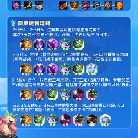 金铲铲至高秘术卫士阵容攻略：上分必备技巧