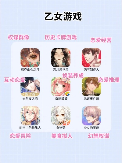 恋爱游戏盘点：热门排行前十，心动游戏一网打尽