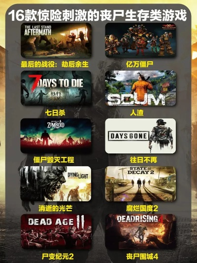 《十大热门僵尸游戏盘点：不容错过的僵尸游戏推荐》