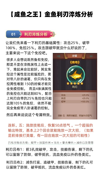 咸鱼之王金鱼攻略：高效使用技巧揭秘