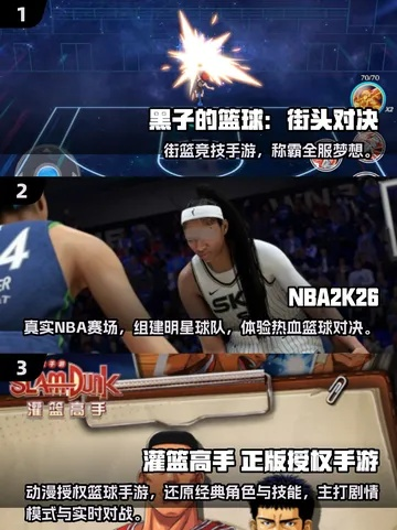篮球游戏盘点：盘点最热门最好玩的篮球游戏