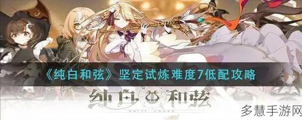 《纯白和弦终音之战攻略：高效玩法揭秘》