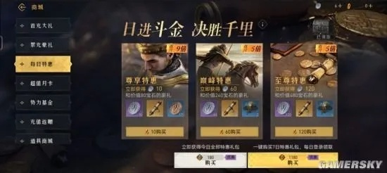 《重返帝国》高效氪金攻略：揭秘性价比之王