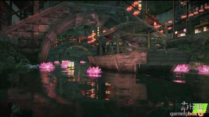 《影之刃零联手英伟达，乌镇夜雨RTX光追场景震撼来袭》