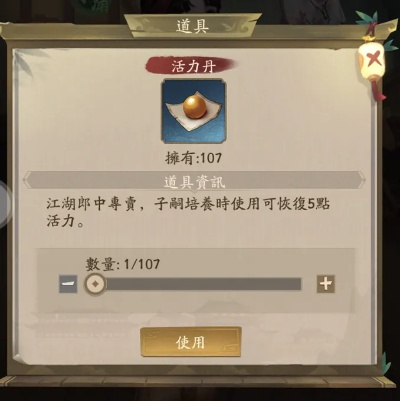 《大掌柜精力丹攻略：高效使用技巧揭秘》