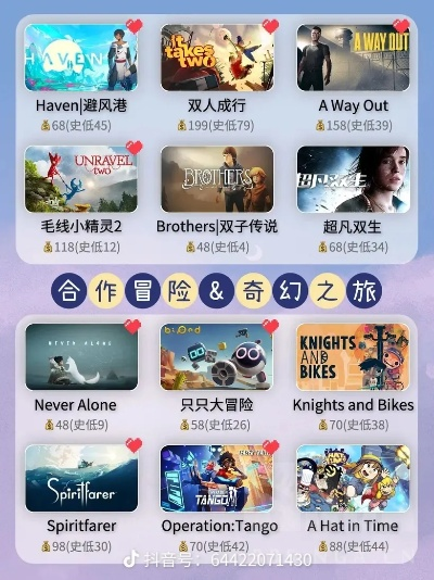 《十大巅峰合作游戏盘点：哪款才是你的最爱？》