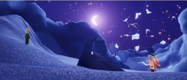 《云野小王子藏身之谜：揭秘光遇神秘地点》