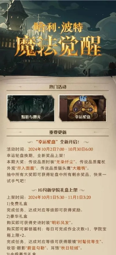 哈利波特魔法觉醒：分院秘籍，揭秘如何精准选择！