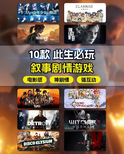 十大热门单线剧情游戏盘点：耐玩度爆表的经典之作！