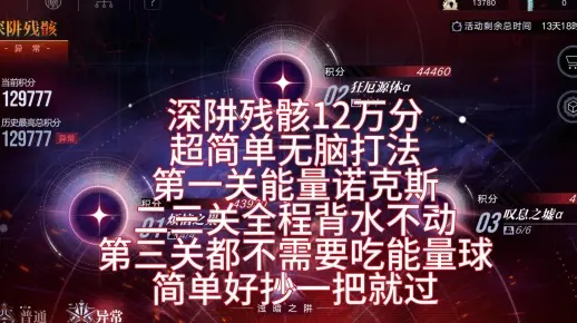 《无期迷途深阱残骸64期攻略：突破异常难度技巧》