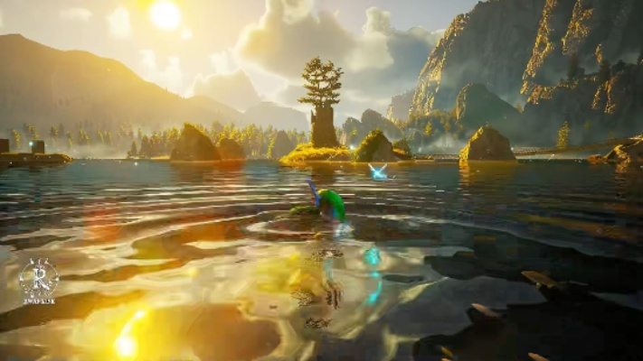 《时之笛重制版》海利亚湖水面物理革新升级，体验全新沉浸式视觉盛宴