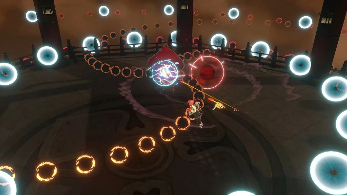 《炎姬》3D动作盛宴：畅爽弹幕躲避战，日本动漫风新游Steam新品节热力登场！