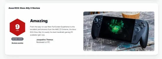 Xbox掌机革新体验大揭秘：IGN评分9分，交互革命引玩家热议