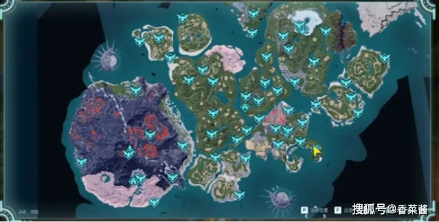 幻兽帕鲁天坠之地分布攻略，揭秘帕鲁刷新点位新变化