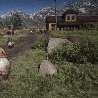 荒野大镖客2寻狼秘籍：揭秘传说狼精准位置攻略