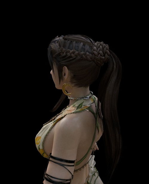 《最终幻想7》蒂法惊艳3D造型：全新服饰，身材升级，视觉盛宴