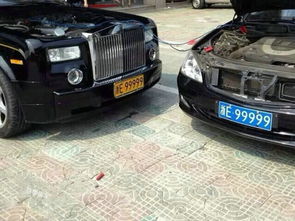 劳斯莱斯加长幻影晋A99999，180万拍卖独占价值宝藏