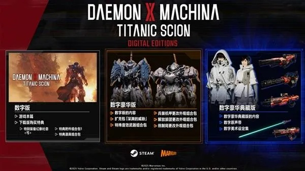 《机甲战魔神话之裔》预购攻略：揭秘奖励与版本差异全解析