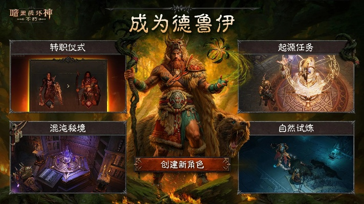 《暗黑不朽新职业德鲁伊揭秘：技能解析与传奇装备鉴赏》