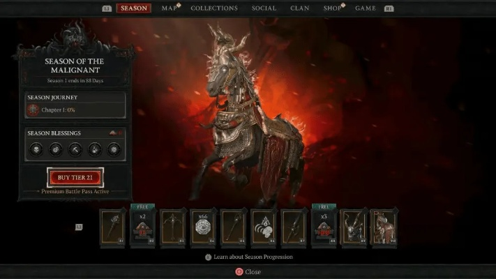 《暗黑破坏神4》第8赛季通行证宝藏揭秘，解锁全新价值奖励！