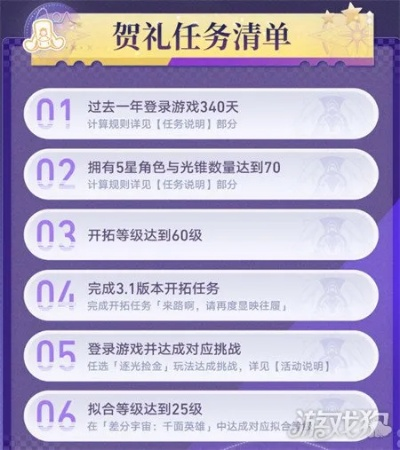 《崩坏星穹铁道》两周年纪念册攻略：解锁3.2纪念册领取条件详解