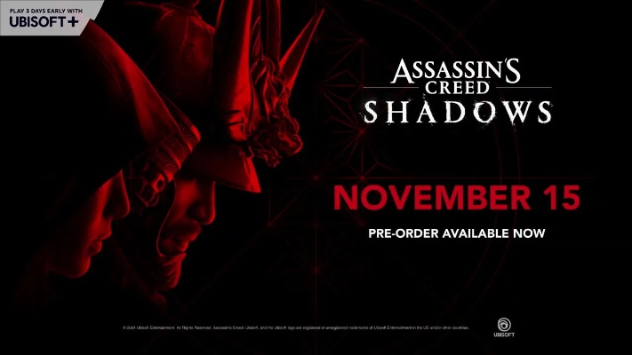 《刺客信条：影》12月2日震撼登陆NS2，体验全新沉浸式冒险