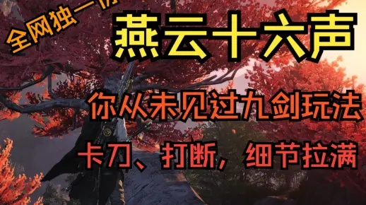 《燕云十六声》积矩九剑连招攻略：解锁全新战斗技巧
