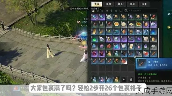 《诛仙世界》12格背包免费拿，独家攻略助你轻松升级！