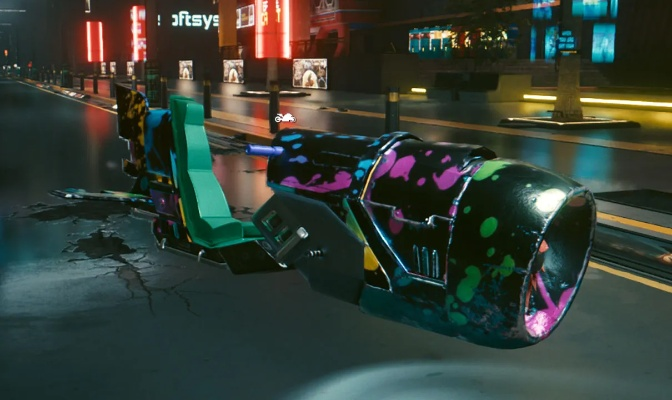 《赛博朋克2077》2.2更新：载具涂装新风尚，个性定制任你行