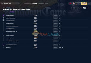 《天国：拯救2》一修大师修改器，深度解析新技巧解锁秘籍