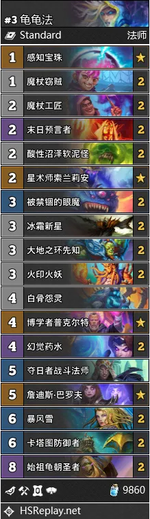 炉石传说新卡组揭秘：星舰乌龟轮盘术攻略解析