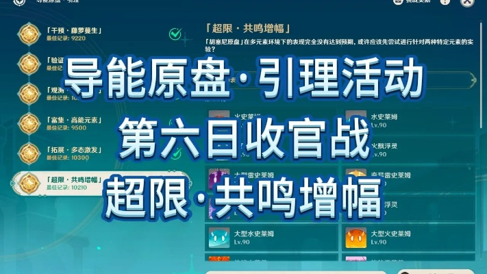《原神》导能原盘第六天满奖阵容攻略，引理第六关强队搭配解析新思路