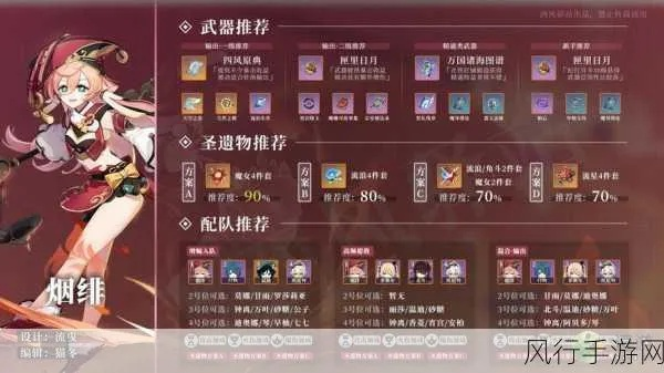 《原神》烟绯养成攻略：武器圣遗物搭配与全新配队技巧解析