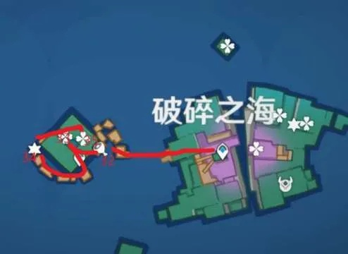 《原神》4.8版本宝箱全搜集攻略：破碎之海宝藏分布解析