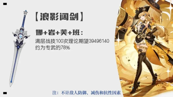 娜维娅武器推荐：解锁最强输出，武器选择攻略大揭秘