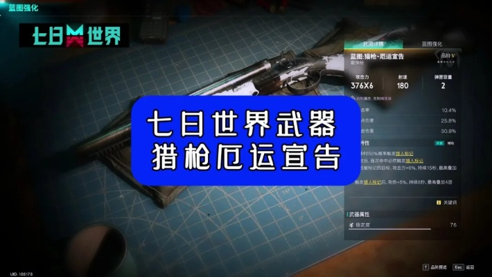 《七日世界》武器效能深度解析：模组词条攻略指南