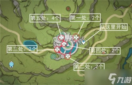 《原神》沙脂蛹采集攻略：一图掌握高效路线解析