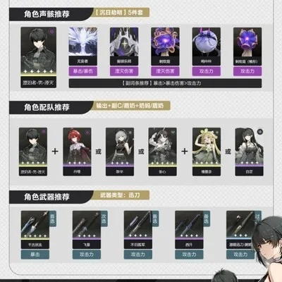 《鸣潮》衍射漂泊者武器声骸搭配攻略，打造最强航海者！