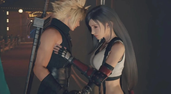 《最终幻想7重生》蒂法克劳德深情互动，揭秘爱情新境界