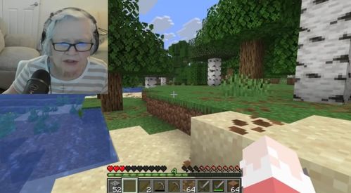 奶奶直播《我的世界》狂怒附体，观众惊叹新高度！