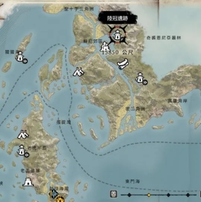 《碧海黑帆》宝藏地图揭秘：全据点详览攻略指南