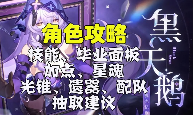 《崩坏星穹铁道》黑天鹅培养秘籍：星魂光锥配队攻略全解析
