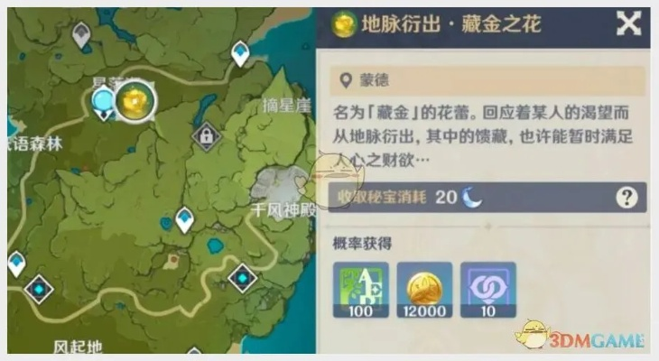 《原神》4.2地脉花点位攻略：高效寻花秘籍大公开
